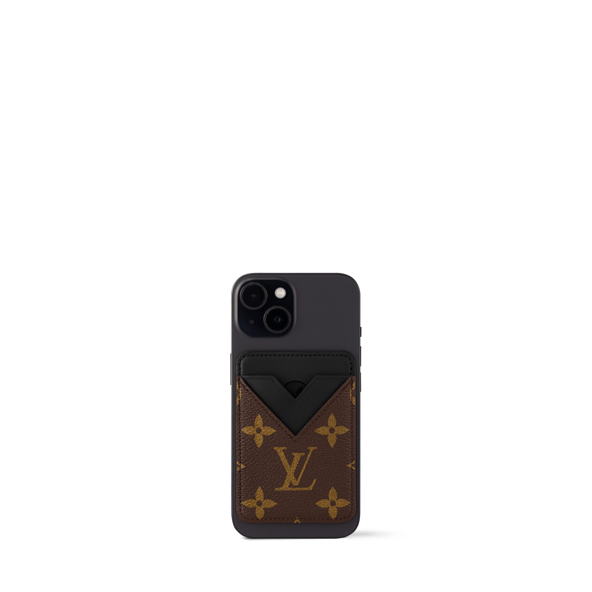 Magnetic Card Holder Monogram Macassar Canvas - Trunks, Travel and